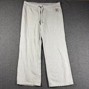 Polo Jeans Co Y2K Ralph Lauren Men Large Grey Heather Wide Leg Sweatpants